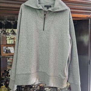 Banana Republic Grey Zip up Sweater